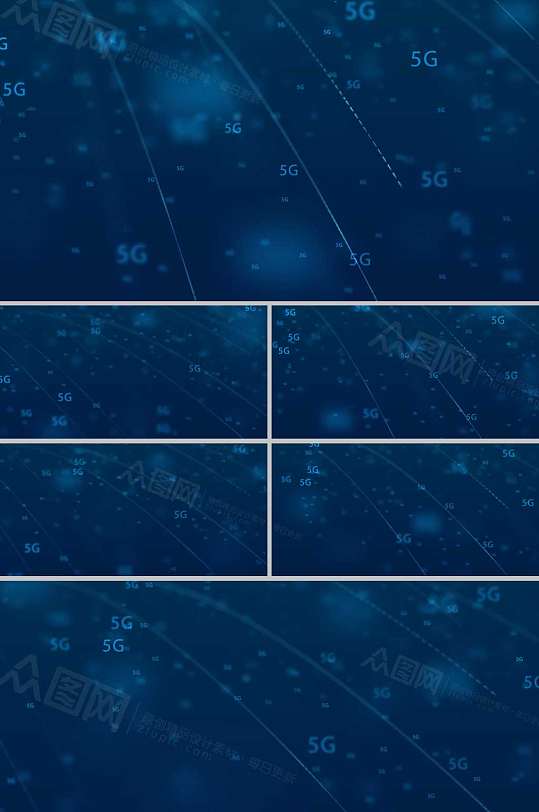 企业宣传大气科技5G粒子背景ae视频模版-众图网