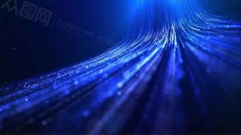 蓝色粒子炫酷动态展示背景视频-众图网