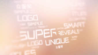 大气唯美文字汇聚效果片头ae视频模版-众图网