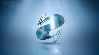 三维圆形明亮反射LOGO标志ae视频模版-众图网