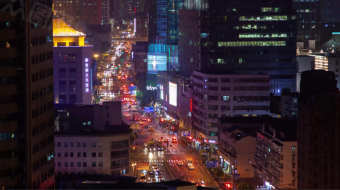 4k实拍延迟摄影香港城市建筑车流视频 风景视频-众图网