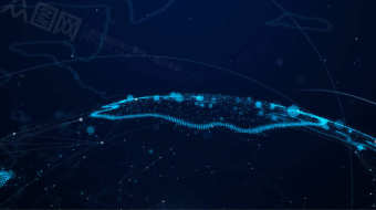 蓝色科技蓝色粒子地球背景led视频-众图网