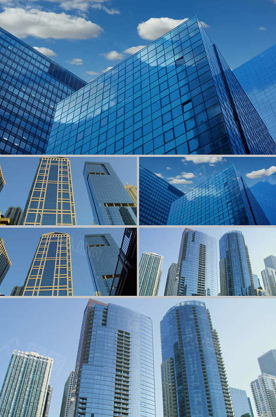 城市建筑高楼建筑企业宣传视频-众图网