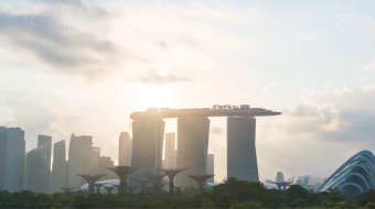 延迟摄影城市建筑企业宣传景色视频-众图网