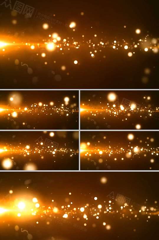 高清金色粒子颁奖动态背景视频素材-众图网