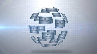 时尚唯美圆形图片展示片ae视频模版-众图网