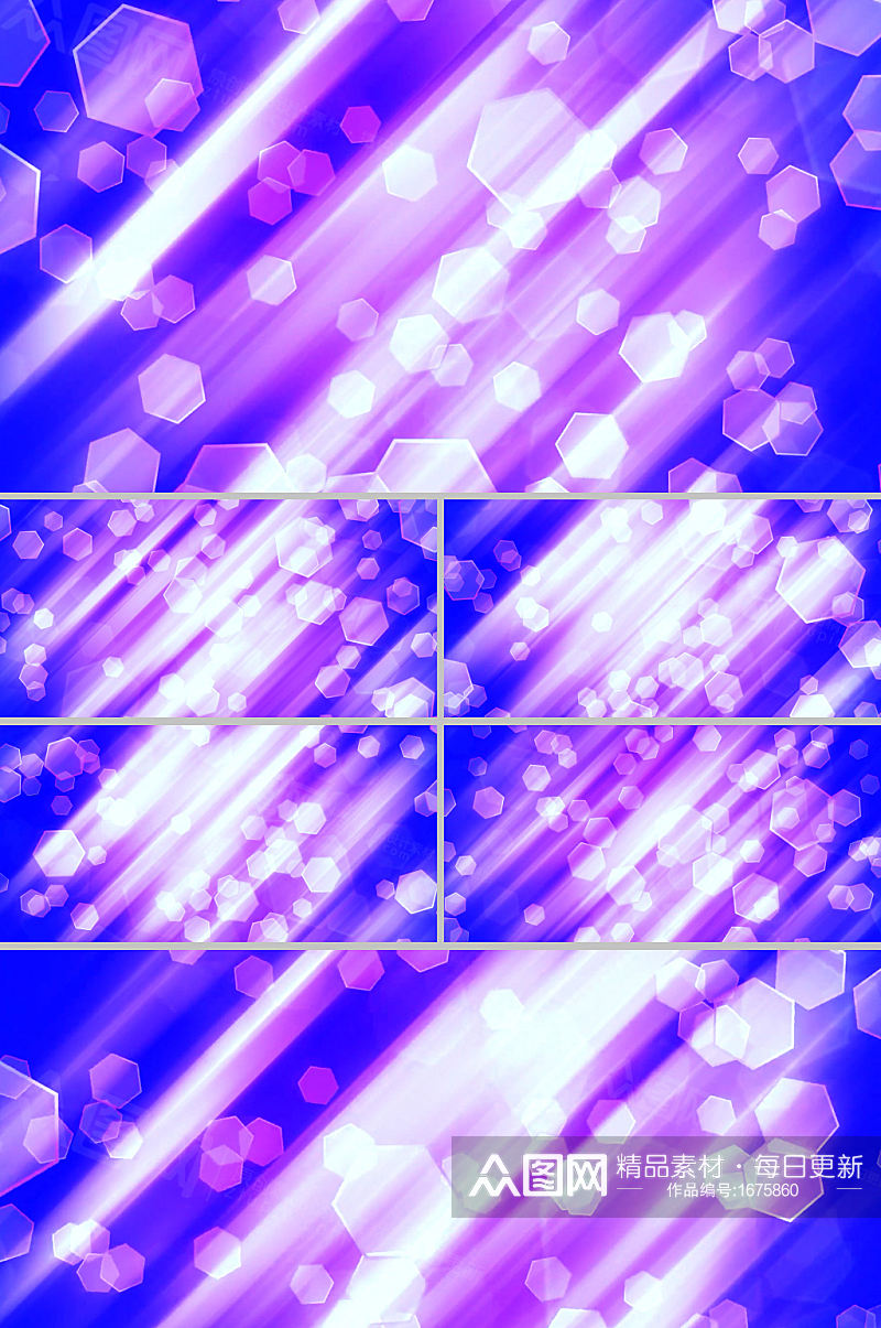 唯美大气紫色粒子斑点动态视频素材