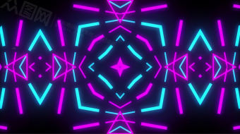 紫色色调动感dj音乐炫酷背景视频-众图网