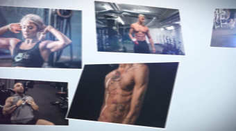 大气唯美图片展示汇聚logo片头ae模版-众图网