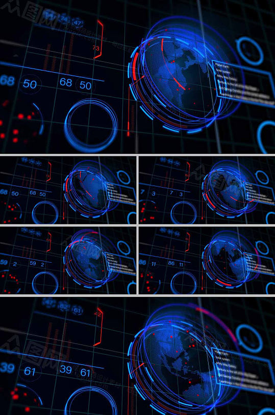 4k炫酷科技粒子效果企业宣传视频-众图网