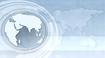 白色炫酷科技地球企业宣传背景led视频-众图网