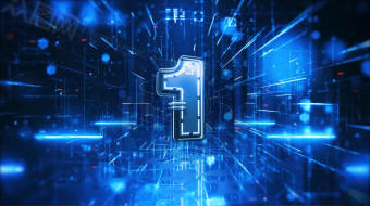 科技蓝色粒子数字倒计时展示视频-众图网