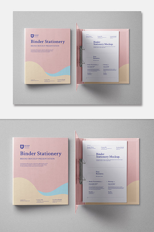 文件夹VI样机贴图-众图网