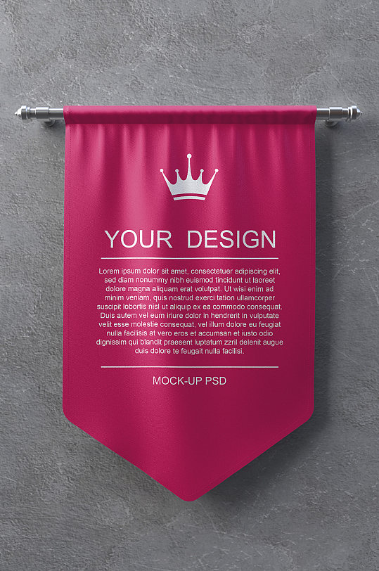 吊旗图案logo样机