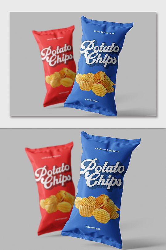 薯片包装图案样机