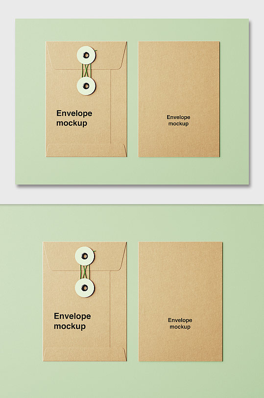 档案袋LOGO样机贴图-众图网