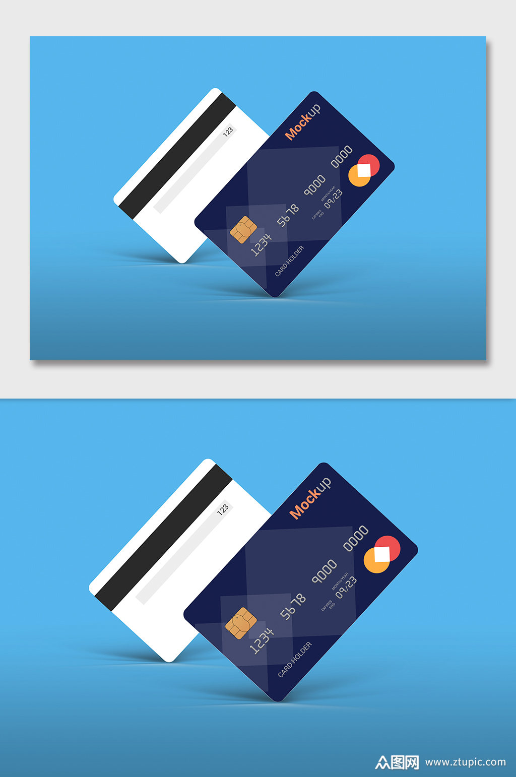 银行芯片卡样机图案