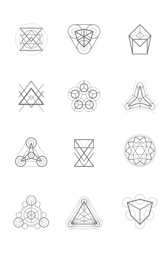 抽象几何图形元素