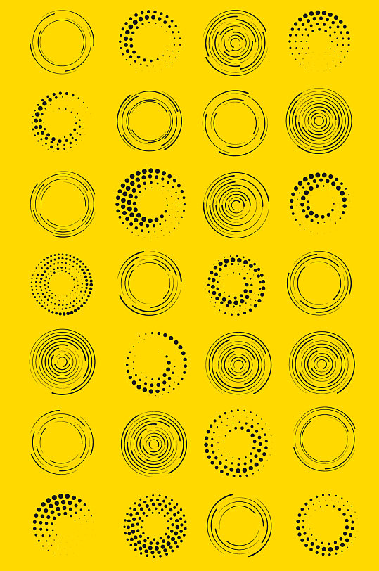 抽象卡通图形图片-抽象卡通图形素材下载-众图网