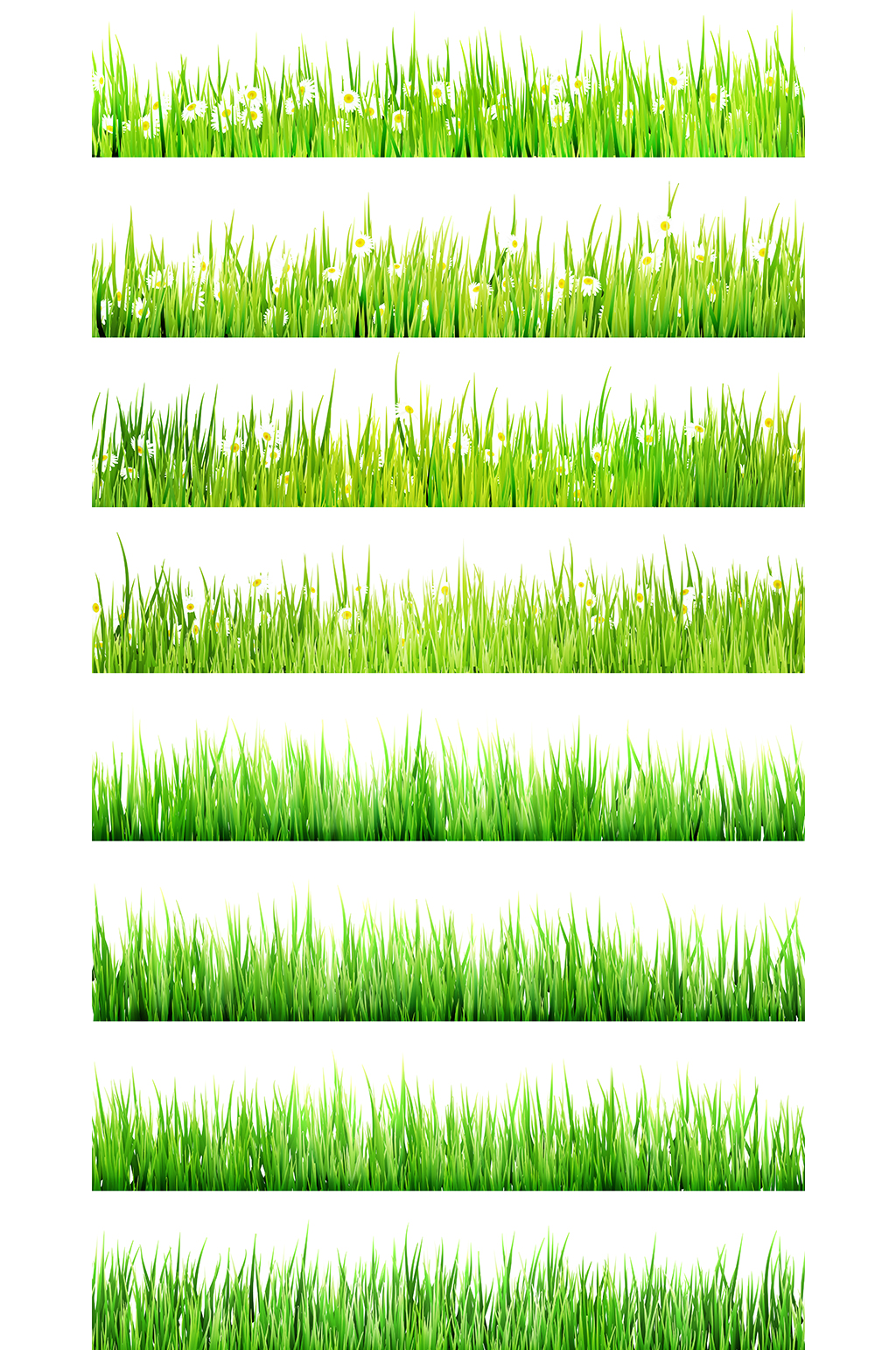 草丛小草设计元素素材