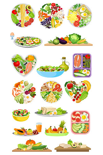 健康饮食食材菜品