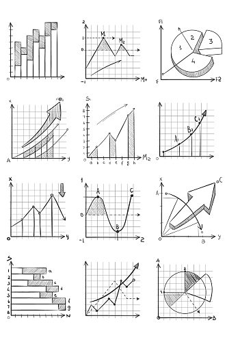 数据分析图直方曲线元素