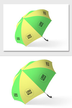 雨伞LOGO图案贴图