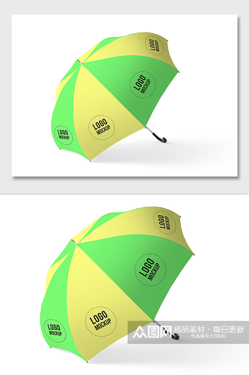雨伞LOGO图案贴图素材