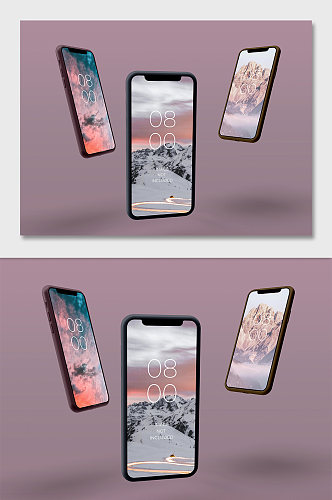 苹果手机样机界面贴图