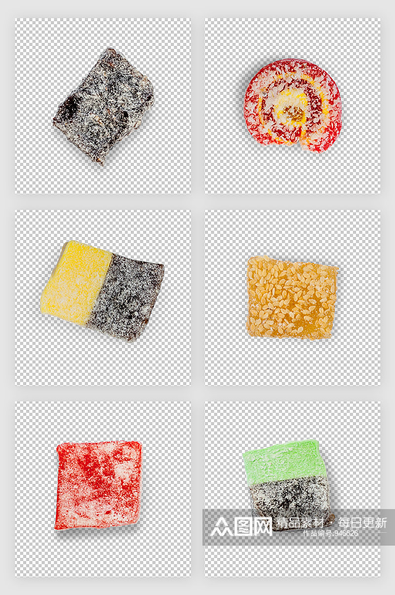 糯米甜食甜品PSD元素素材