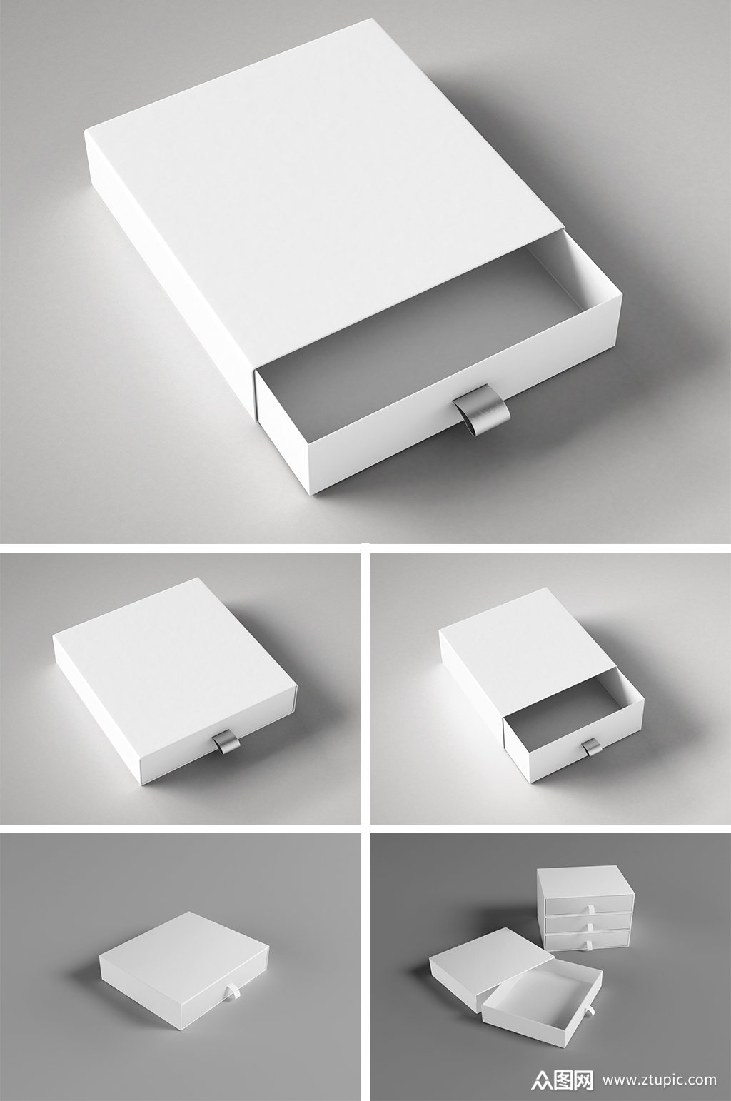 的抽屉式包装盒样机图案logo贴图素材下载,本次作品主题是平面广告
