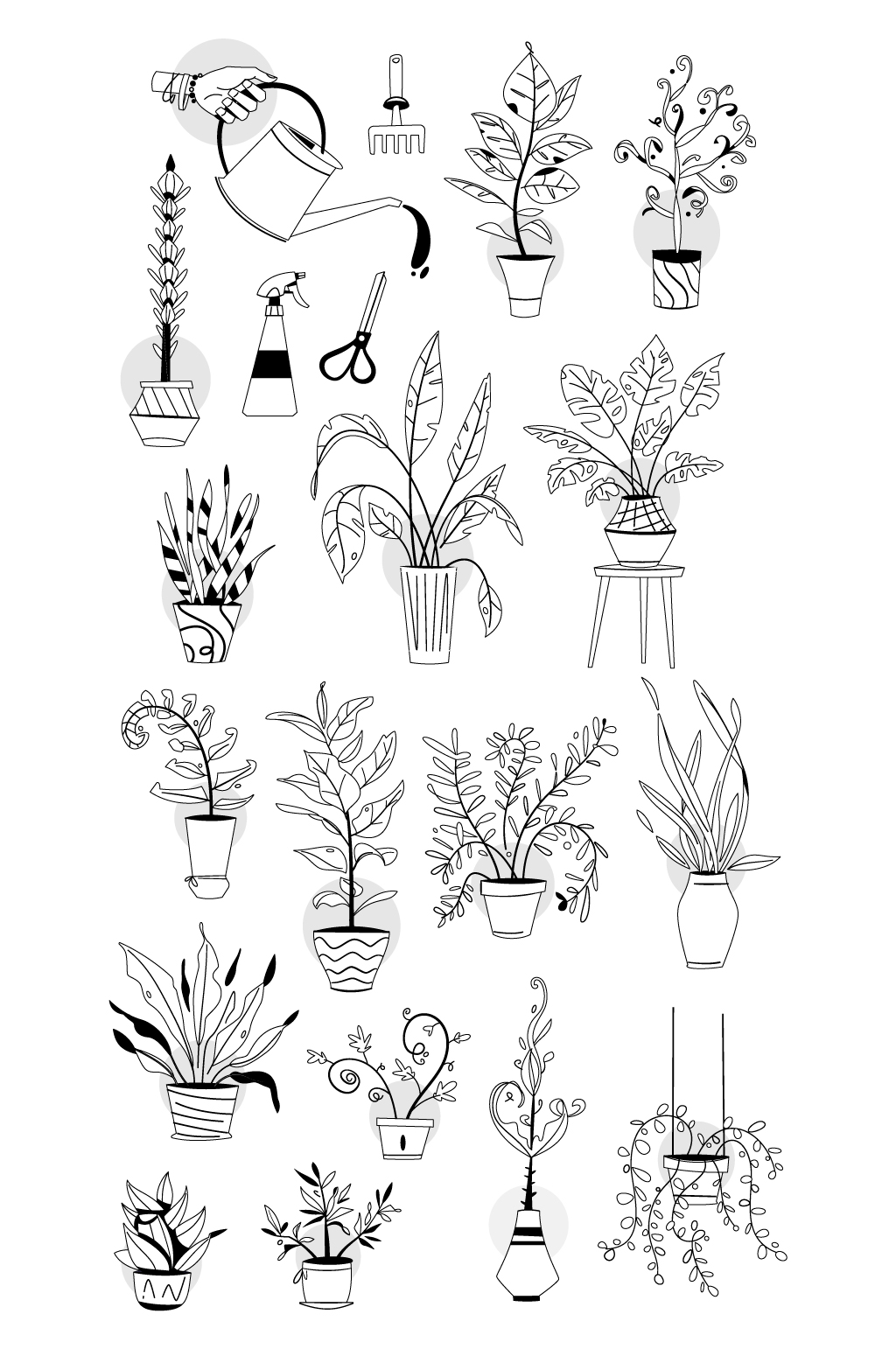 1000种简笔植物手绘图片
