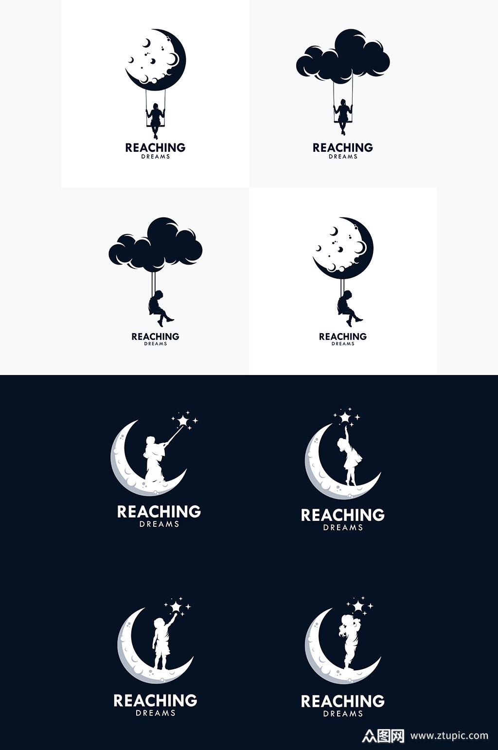 梦幻儿童logo元素