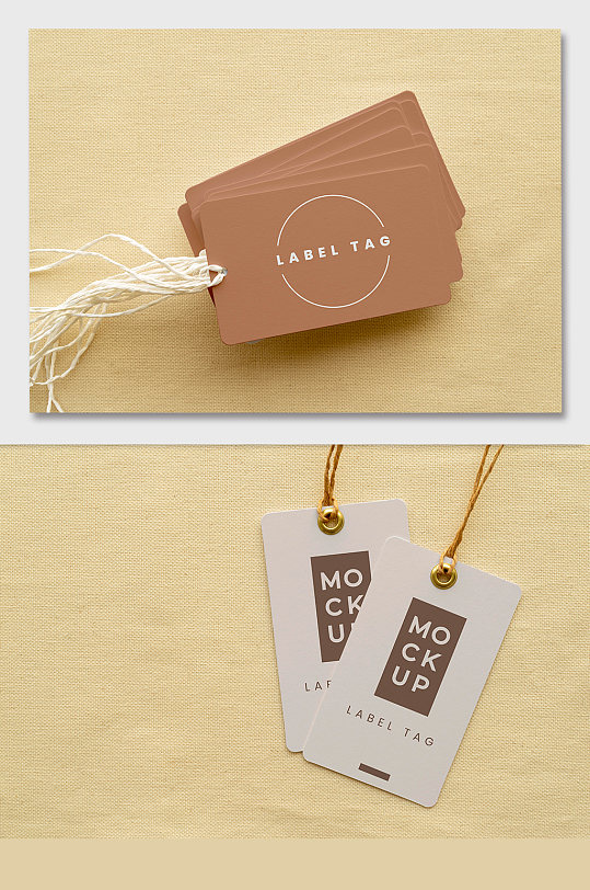 服装吊牌样机贴牌