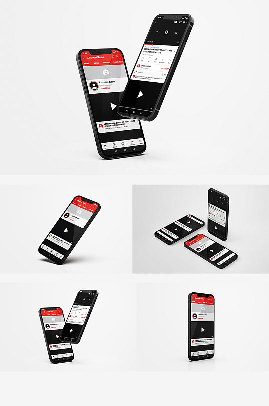 手机模型样机界面贴图