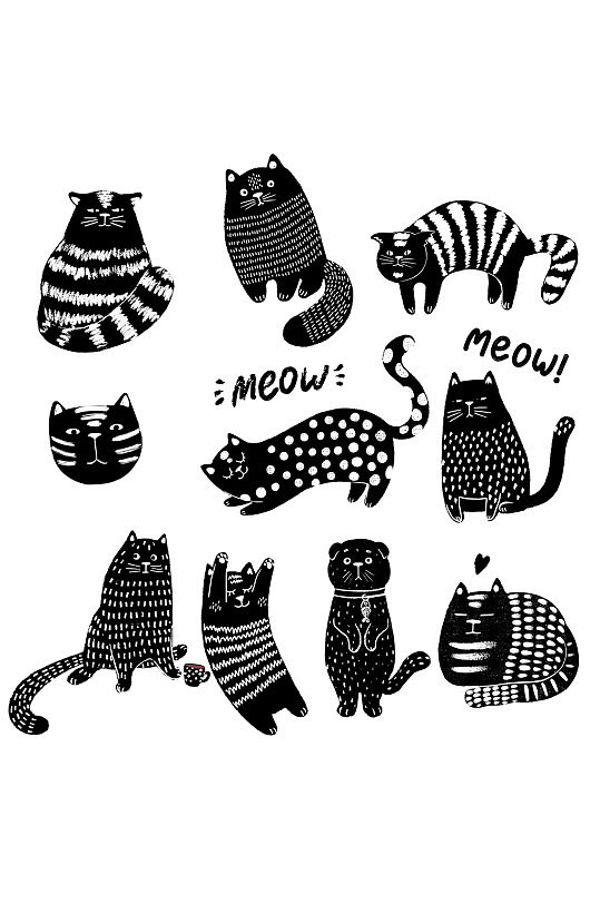 可爱小猫咪图片-可爱小猫咪素材下载-众图网