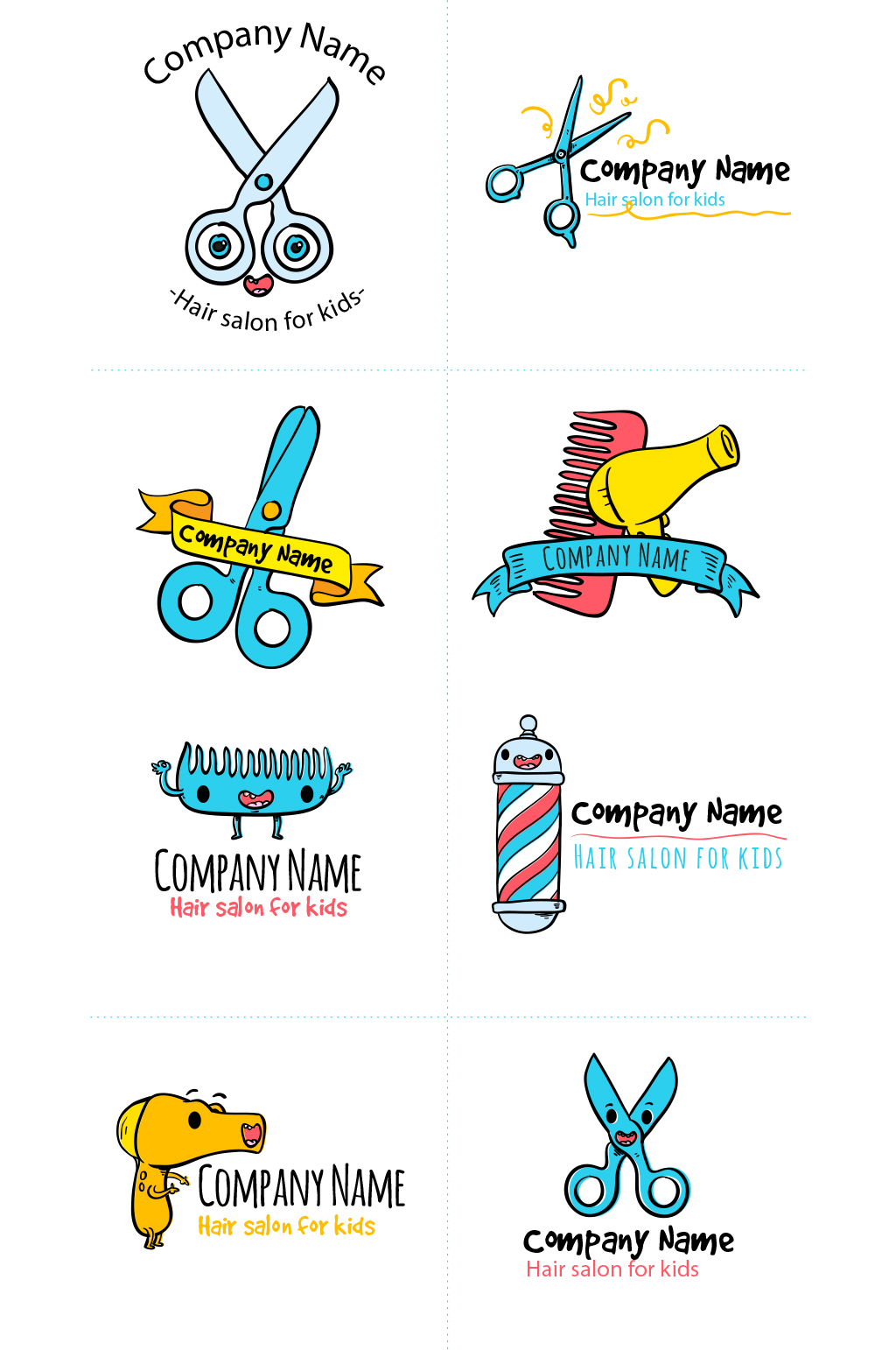 发型LOGO素材_发型LOGO模板_发型LOGO设计图片免费下载-众图网