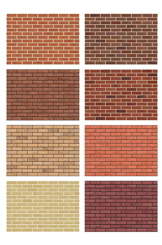 砖墙背景矢量元素-众图网