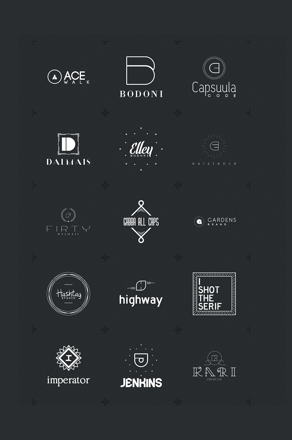 黑色logo矢量免抠小元素素材