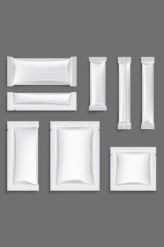 包装袋矢量免抠小元素-众图网