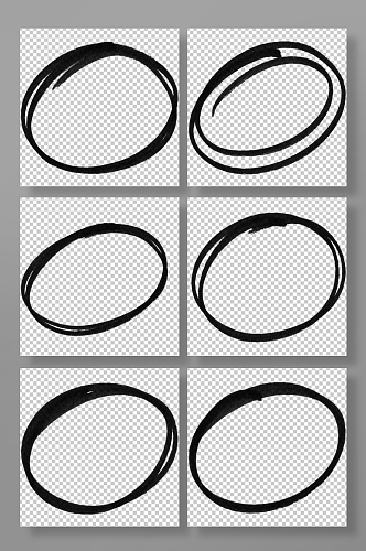 创意黑白圆圈图案精美元素
