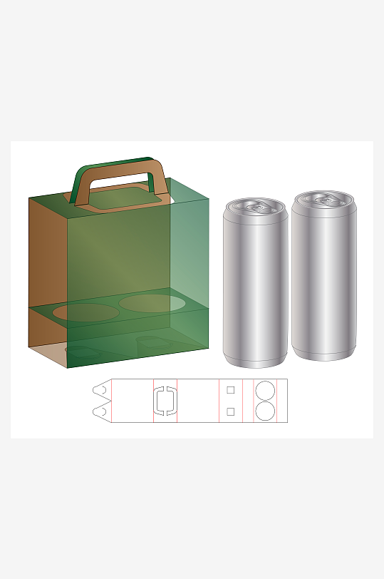 礼品盒展示意图设计-众图网