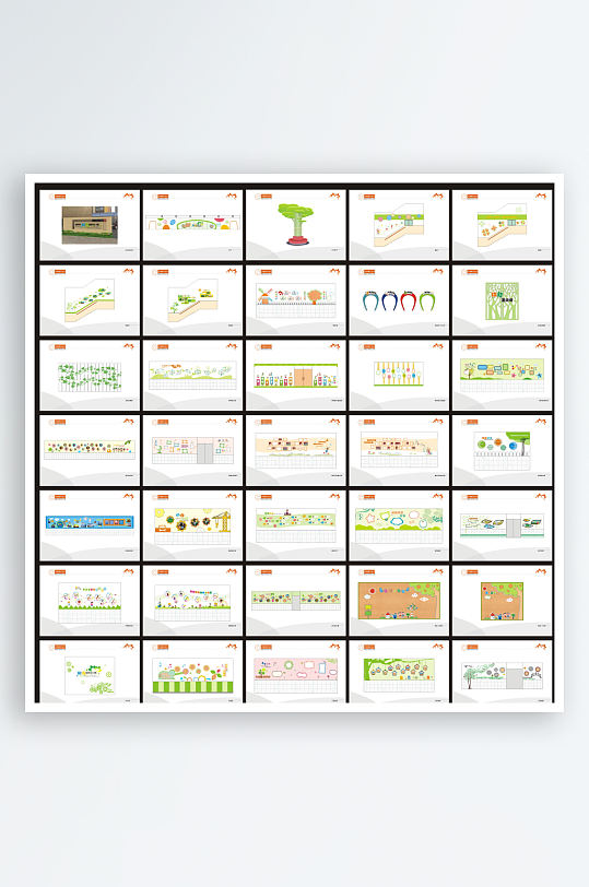 卡通可爱幼儿园导视-众图网