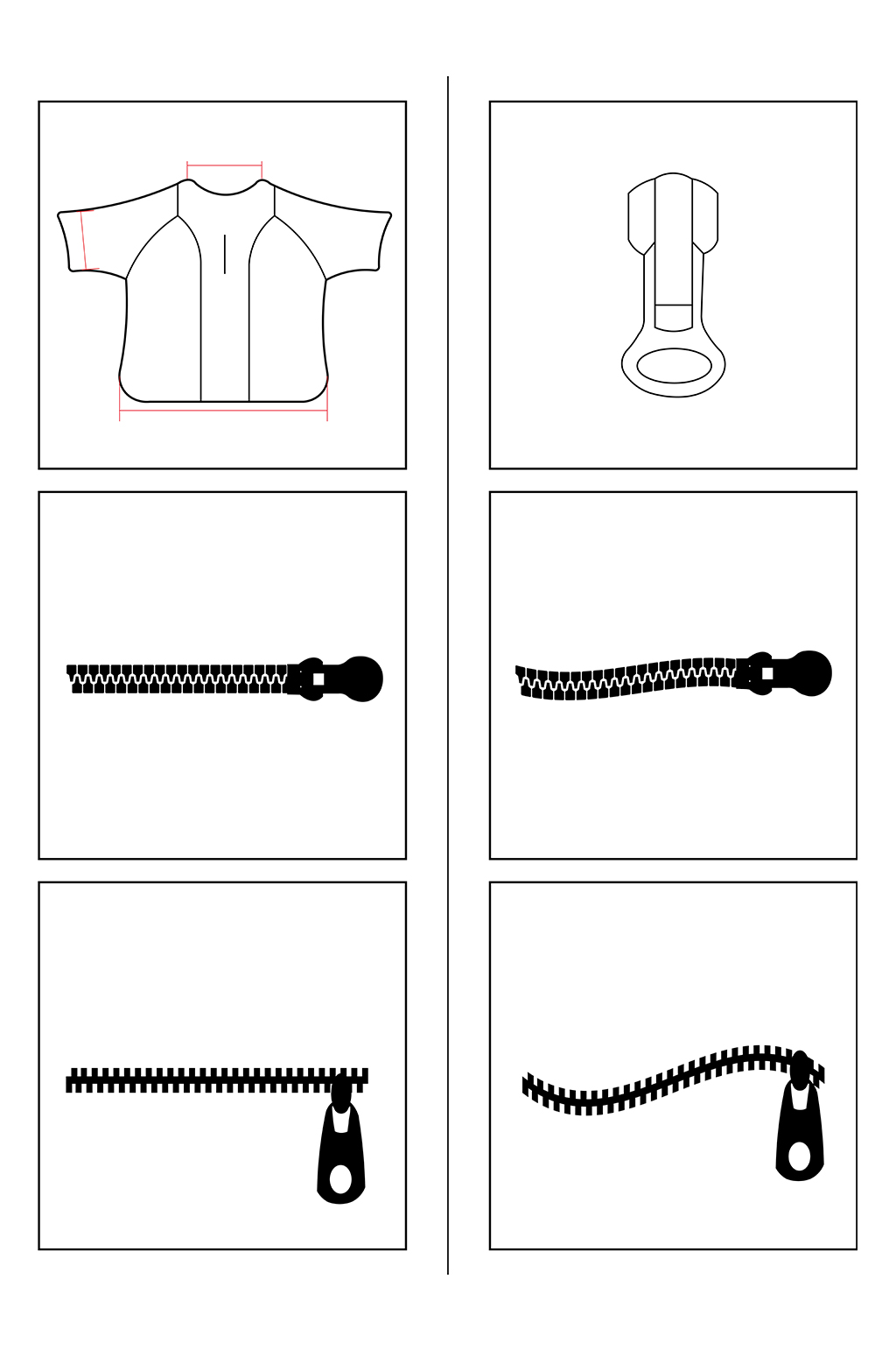 cdr服装拉链的画法图片