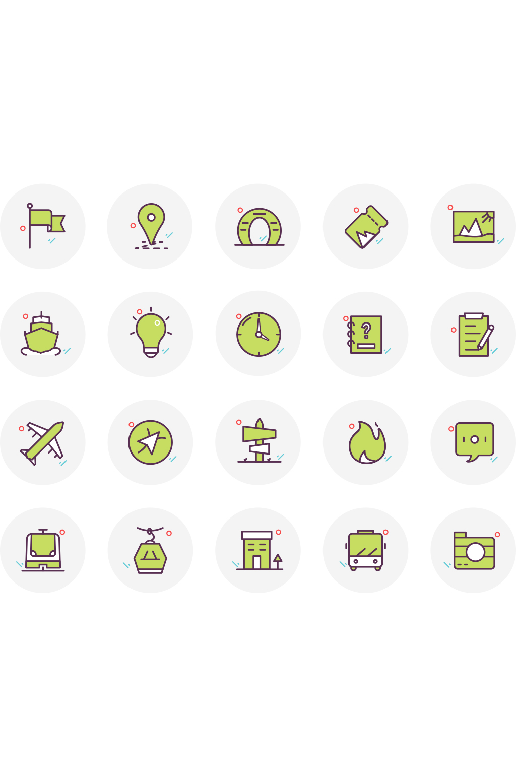 旅行游记图标icon