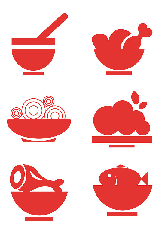 餐饮美食图标icon
