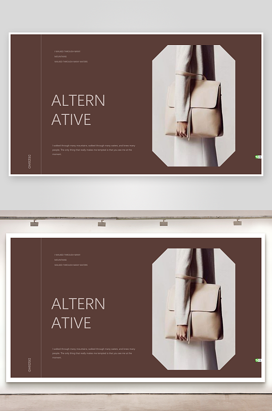 个人作品集模版素材-众图网