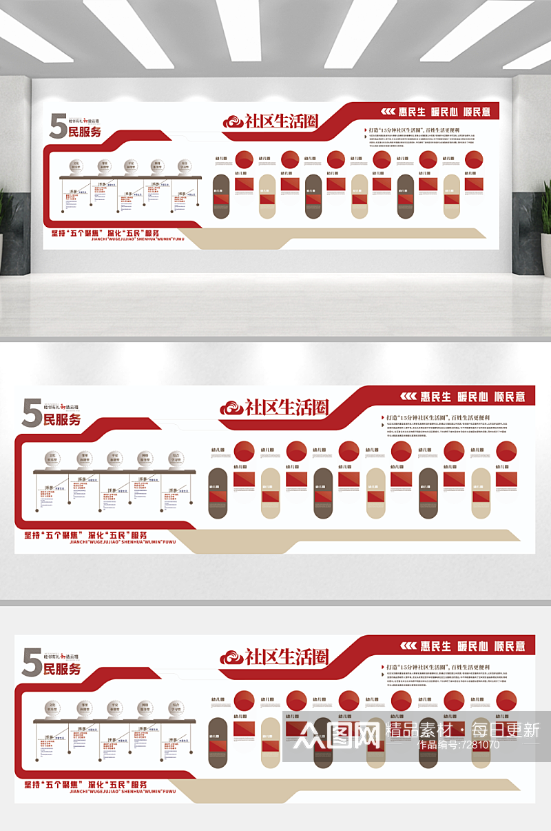 5民服务社区生活圈素材