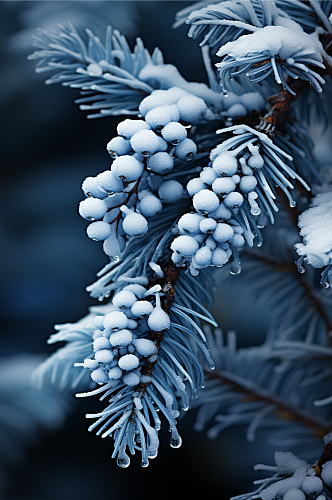 雪松风景景色数字艺术图片