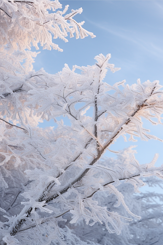 雪松风景景色数字艺术图片